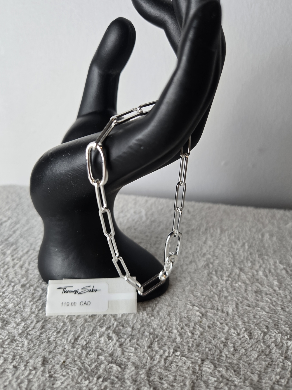 Thomas Sabo Silver Paperclip Chain Bracelet